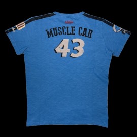 V8 Motors T-shirt Performance n°43 Blue - Men