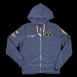 Hoodie Kapuzenjacke Jo Siffert 1968 n°22 Blau - Herren