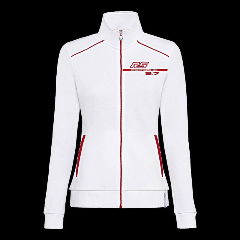 Porsche Jacke RS 2.7 Collection Softshell Weiß / Rot WAP954NRS2 - Damen
