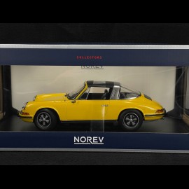 Porsche 911 E Targa 1969 Signal Yellow 1/18 Norev 187643