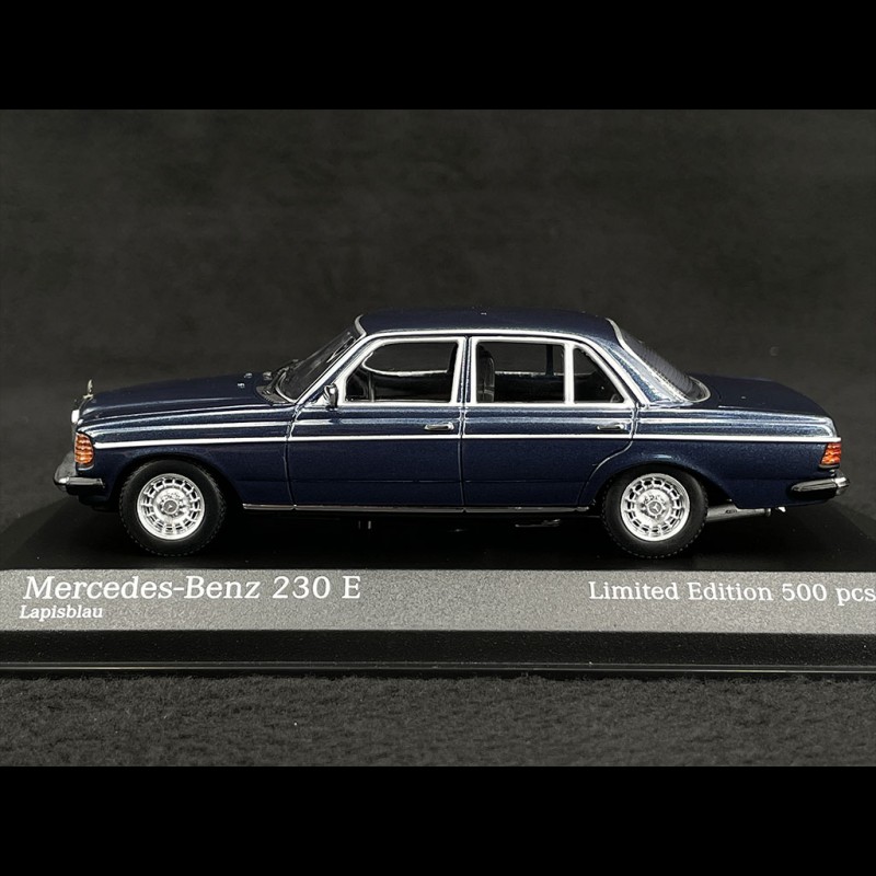 Mercedes-Benz 230E W123 Limousine 1982 Lapis Blue 1/43 Minichamps ...