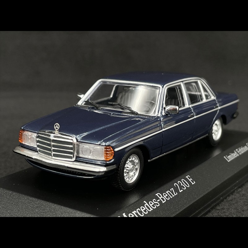 Mercedes-Benz 230E W123 Limousine 1982 Lapis Blue 1/43 Minichamps