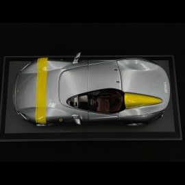 Ferrari Monza SP1 2019 silber grau / gelb 1/18 Bburago 16013