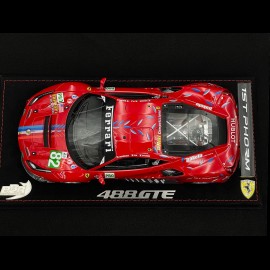 Ferrari 488 GTE Evo n°82 24h Le Mans 2020 1/18 BBR Models P18202