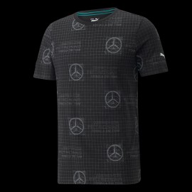 Mercedes T-shirt F1 AOP by Puma Black - Men 533692-01