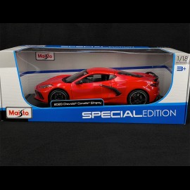 Chevrolet Corvette Stingray Coupe 2020 Fackelrot 1/18 Maisto 31447