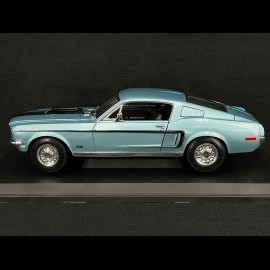 Ford Mustang GT Cobra Jet 1968 Metallic Hellblau 1/18 Maisto 31167