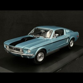 Ford Mustang GT Cobra Jet 1968 Metallic Hellblau 1/18 Maisto 31167