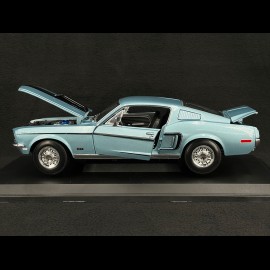 Ford Mustang GT Cobra Jet 1968 Metallic Hellblau 1/18 Maisto 31167