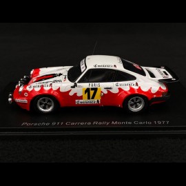 Porsche 911 Carrera n°17 Rallye Monte Carlo 1977 1/43 Spark S6635