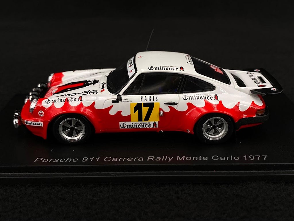 Porsche 911 Carrera n°17 Rallye Monte Carlo 1977 1/43 Spark S6635