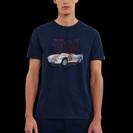 Porsche T-shirt 550 1954 n° 55 Dean Navy Blue Hero Seven - Men