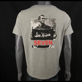 McQueen T-shirt Cinema Grey Hero Seven - Men