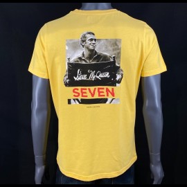 McQueen T-shirt Film Gelb Hero Seven - Herren
