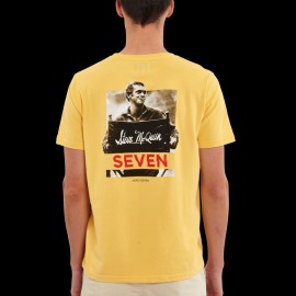 McQueen T-shirt Film Gelb Hero Seven - Herren