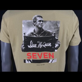 McQueen T-shirt Film Khaki Hero Seven - Herren
