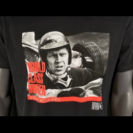 McQueen T-shirt American Driver Schwarz Hero Seven - Herren