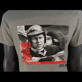 McQueen T-shirt American Driver Grau Hero Seven - Herren