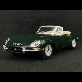 Jaguar Type E Cabrio 1961 British Racing Green 1/18 Bburago 12046