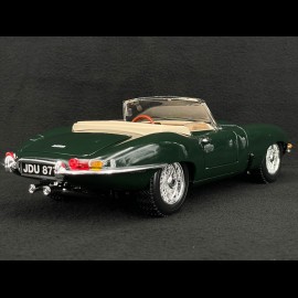 Jaguar Type E Cabrio 1961 British Racing Green 1/18 Bburago 12046