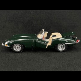 Jaguar Type E Cabrio 1961 British Racing Green 1/18 Bburago 12046