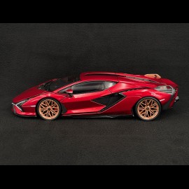 Lamborghini Sian Hybrid FKP37 2020 Mars Rot 1/18 Bburago 11046R