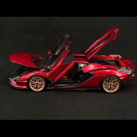 Lamborghini Sian Hybrid FKP37 2020 Mars Rot 1/18 Bburago 11046R
