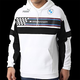 BMW Sweatshirt Motorsport MMS Puma Hoodies Weiß - Herren 533323-02