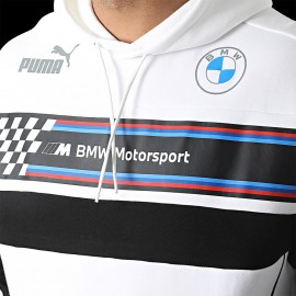 BMW Sweatshirt Motorsport MMS Puma Hoodies Weiß - Herren 533323-02