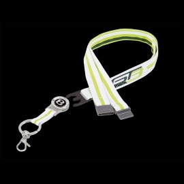 Keychain Bentley GT3 necklace white and lime green BL1473