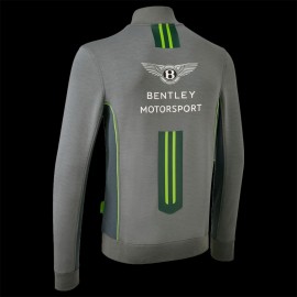 Bentley Motorsport Sweatshirt Jacket Grey / White - man Bentley Motorsport Sweatshirt Jacket Grey / White - man