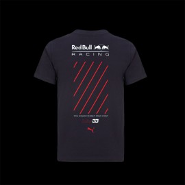T-Shirt Redbull Racing Racing Max Verstappen World Champion 2021 Puma 701221807-001 - Herren