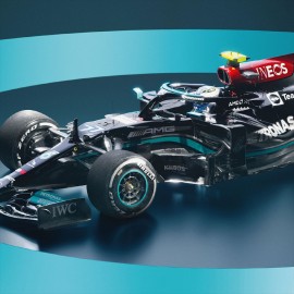 Poster Mercedes-AMG Petronas F1 8. Konstrukteurstitel 2021 Hamilton Bottas Collector's edition