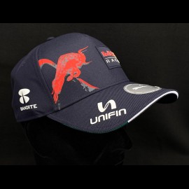 RedBull Racing Puma Kappe Pérez Formuel 1 Marineblau 701219183-001