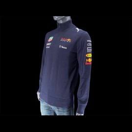 RedBull Racing Sweater Puma Tag Heuer Verstappen Pérez Navy Blue 701219154-001 - men