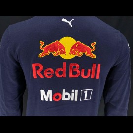 RedBull Racing Sweater Puma Tag Heuer Verstappen Pérez Navy Blue 701219154-001 - men