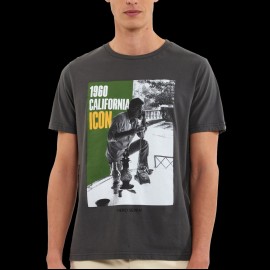 Steve McQueen T-shirt Brentwood 1960 California Grey Hero Seven - men