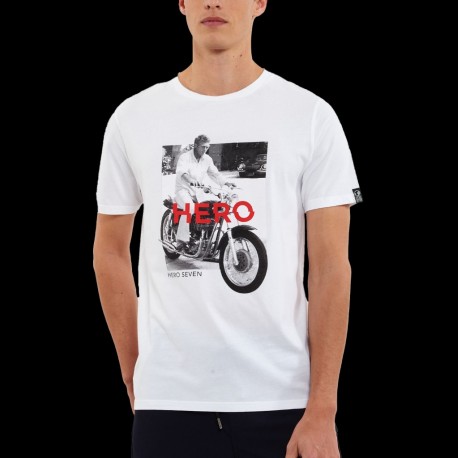 T-shirt Steve McQueen Hero Seven Spyker - Taille XL, Noir, Neuf Avec étiquettes
