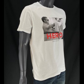 Steve McQueen T-shirt Gun Weiß Hero Seven - herren