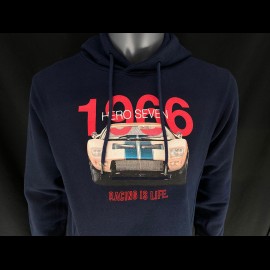 Ford Sweatshirt GT40 1966 Marineblau Hero Seven - herren