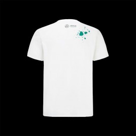 George Russell n°63 Mercedes-AMG F1 White T-Shirt 701220866-001 - men