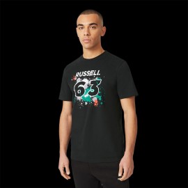 George Russell n°63 Mercedes-AMG F1 Black T-Shirt 701220866-002 - men