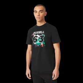 George Russell T-Shirt Nr. 63 Mercedes-AMG F1 Schwarz 701220866-002 - Herren
