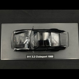 Porsche 911 Carrera 3.2 Clubsport 1989 Schwarz / Rot 1/18 KK-Scale KKDC180873