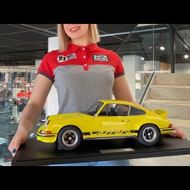 Porsche 911 Carrera RS 2.7 Lightweight 1972 Lichtgelb / Schwarze Streifen 1/8 Minichamps 800653010