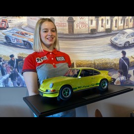 Porsche 911 Carrera RS 2.7 Lightweight 1972 Lichtgelb / Grüne Streifen 1/8 Minichamps 800653009