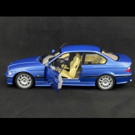 BMW E36 M3 Coupe 1990 Estoril Blue 1/18 Solido S1803901