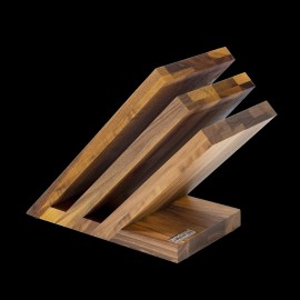 Wooden block for 6 knives Walnut by F.A. Porsche Chroma K15