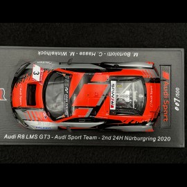 Audi R8 LMS GT3 n°3 24h Nürburgring 2020 1/43 Spark SG681