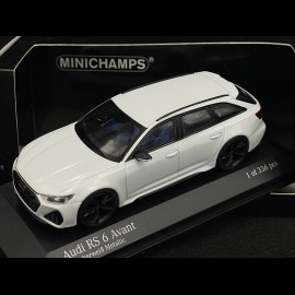 Audi RS6 Avant 2019 Metallic Gletscherweiß 1/43 Minichamps 410018012